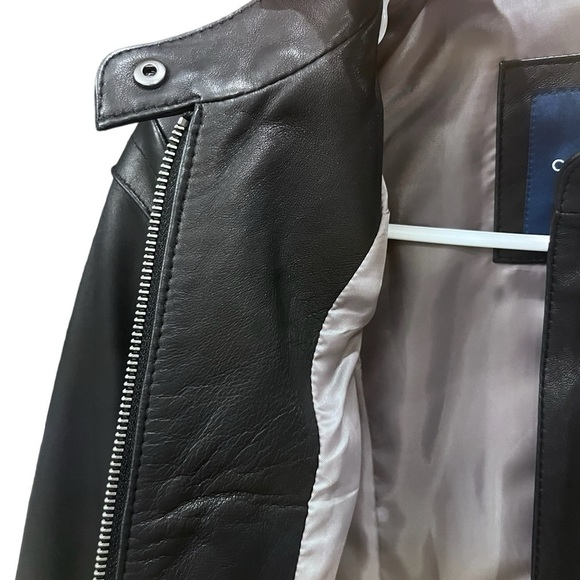 Cole Haan - Women’s Racer Leather Jacket - NWOT - Picture 10 of 14